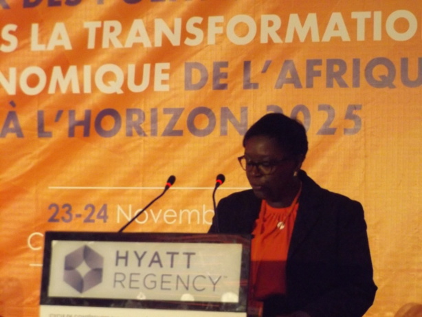 Yacine Fall la représentante résidente de la Banque Africaine de Développement (BAD) au Maroc lors du Forum Africa 2025