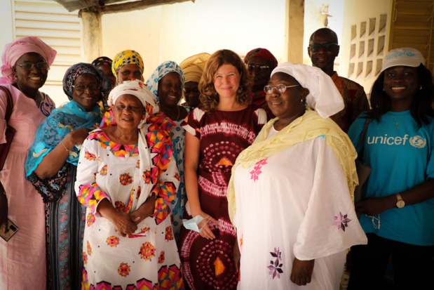 Tambacounda : Silvia Danailov de l’Unicef rend hommage aux héroïnes de la vie de tous les jours