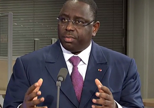 Le président de la république du Sénégal, Macky Sall