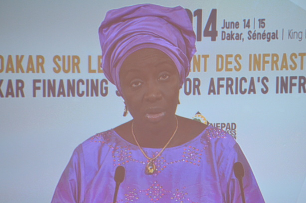 Le premier Aminata Touré à la cérémonie d’ouverture de la réunion préparatoire au sommet du Nouveau partenariat pour le développement de l'Afrique (NEPAD) sur le financement des infrastructures