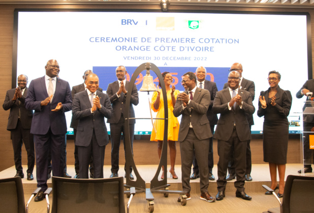 Admission de Orange Côte-d’Ivoire à la cote de la Brvm : Un record de capitalisation à l’introduction de 1 431,23 milliards FCFA