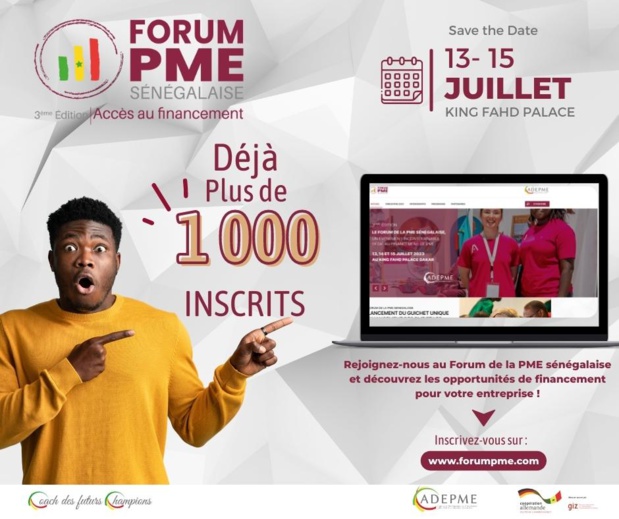 Forum de la Pme sénégalaise : La 3ème édition prévue du 13 au 15 juillet 2023