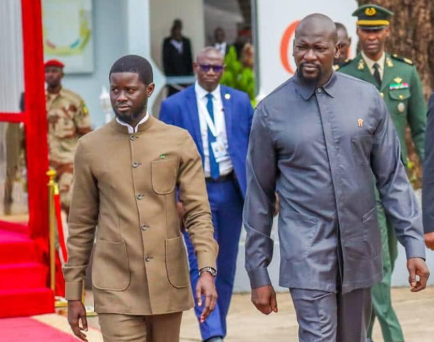 Sénégal-Guinée : Les présidents Bassirou D. Faye et Doumbouya pour le renforcement de la coopération