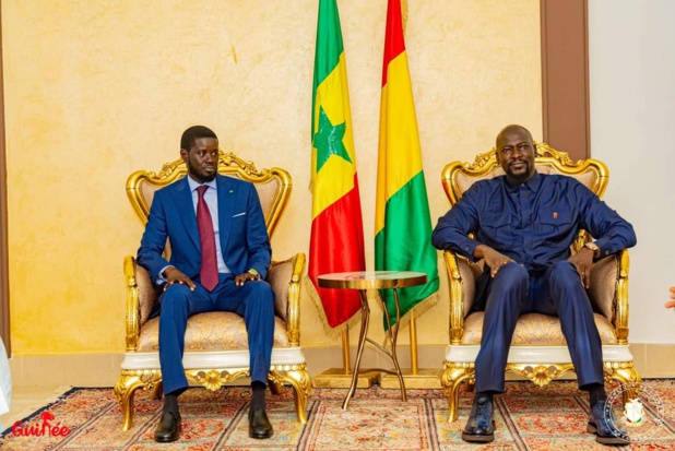 Cedeao, panafricanisme, intégration : Convergence de vues entre les présidents Faye et Doumbouya