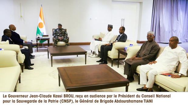 Reçu par le général Tiani : Jean Claude Kassi Brou met en exergue les actions de la Bceao pour le Niger