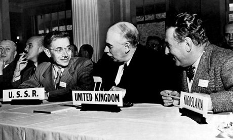 Signature accords de Brettton Woods en juillet 1944 (Archive)