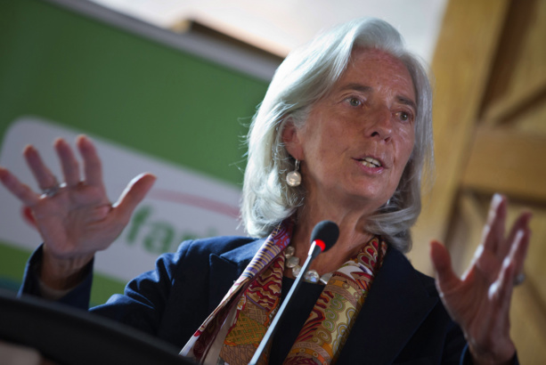 Christine Lagarde,directrice générale du FMI