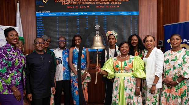 Ring the bell for gender equality: La Brvm a célébré la journée internationale des droits de la femme