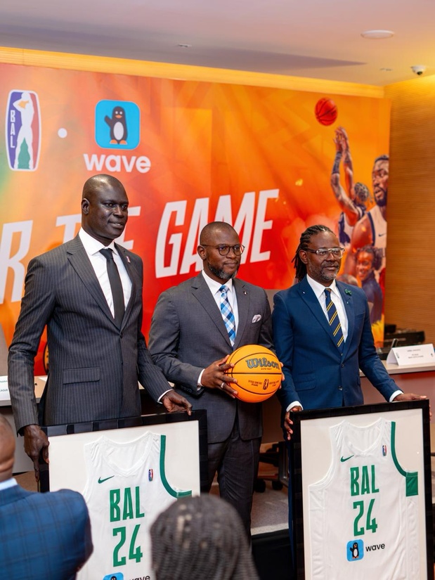 Basketball - Saison 5 de la Conférence Sahara à Dakar :  Wave mobile money et la Basketball Africa League signent un partenariat