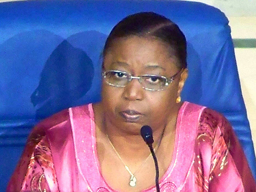 Eva Marie Coll Seck ,ministre de la santé et de l’action sociale.