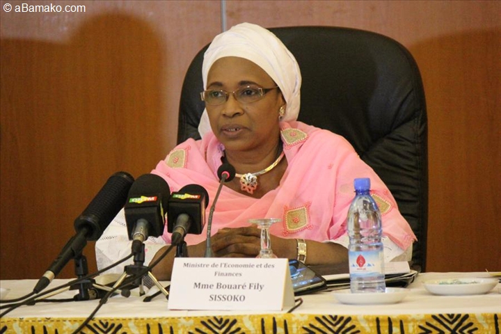 Mme Bouaré Fily Sissoko , ministre de l'économie et des finances du Mali