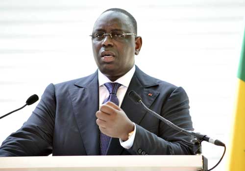 Le président sénégalais Macky Sall , optimiste pour l'émergence de l'Afrique