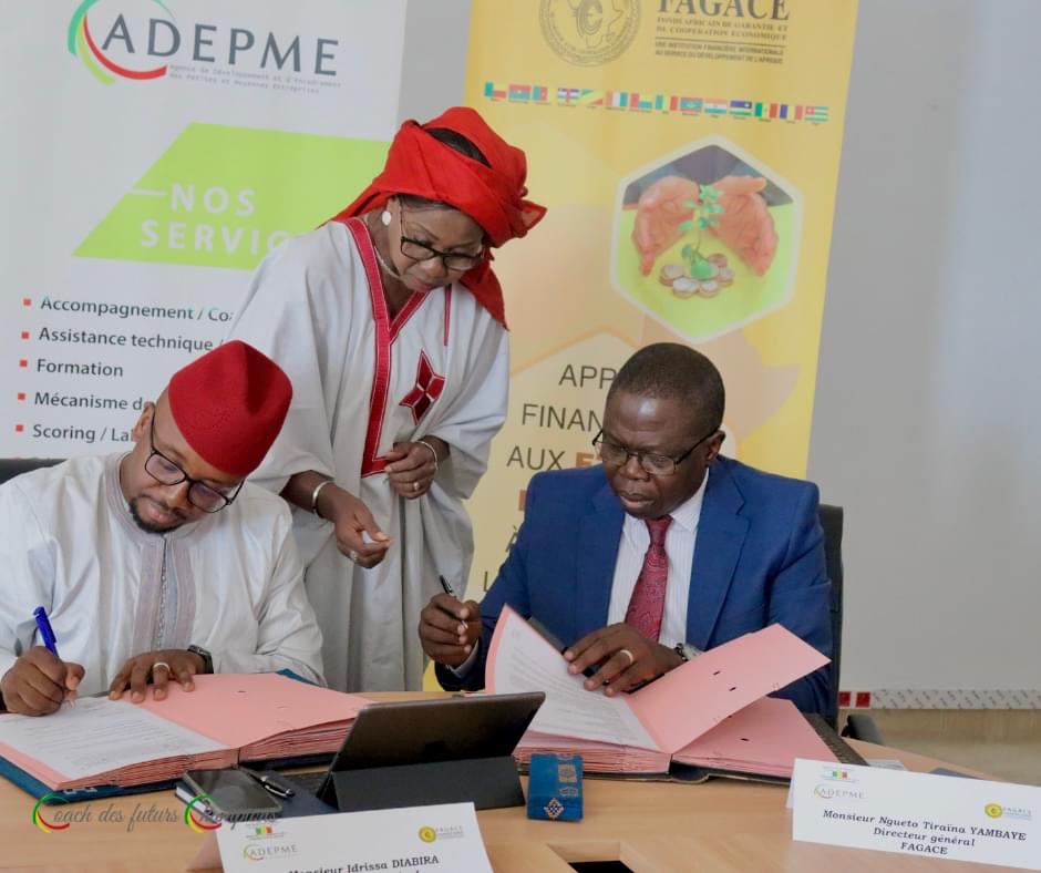 Financement des Pme sénégalaises : L’Adepme et le Fagace signent une convention de partenariat