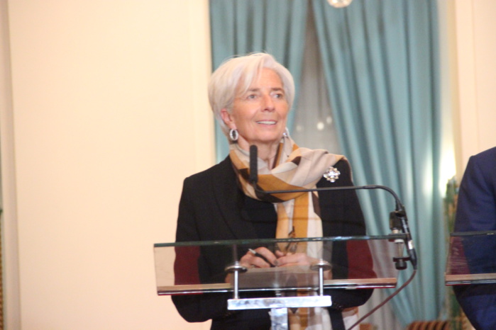 Mme Christine Lagarde Directrice générale du Fonds monétaire internationale (FMI).