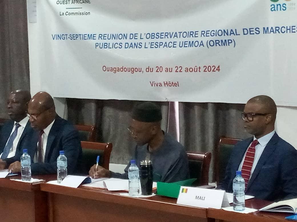 Commande publique : Les experts des pays de l’Uemoa en concertation à Ouagadougou