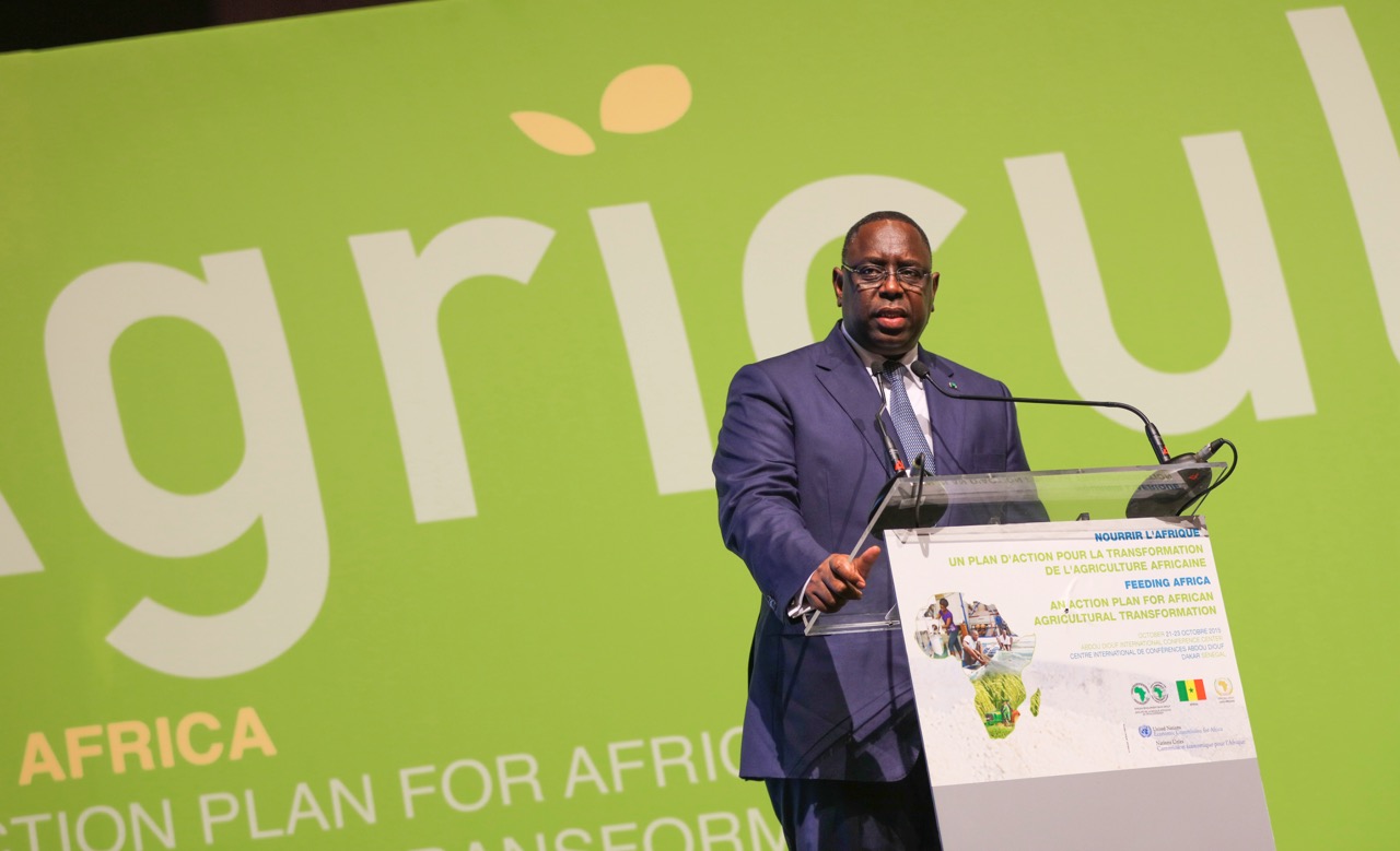 Conférence sur l’agriculture : L’agriculture est l’épine dorsale de l’Afrique selon Macky Sall