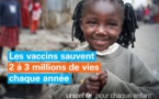 Santé : L’UNICEF fournit des vaccins vitaux à près de la moitié des enfants dans le monde