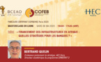 Financement des infrastructures en Afrique :  La Bceao organise une Master-class internationale en ligne le 30 mai