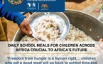 Assemblées annuelles de la Bad : Des repas quotidiens pour les enfants à l’école en Afrique sont essentiels pour l’avenir du continent, affirment des participants