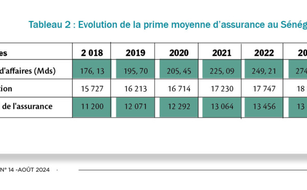 Malgré une tendance à la hausse, la densité de l’assurance du marché sénégalais est toujours à un niveau faible comparé à d’autres pays